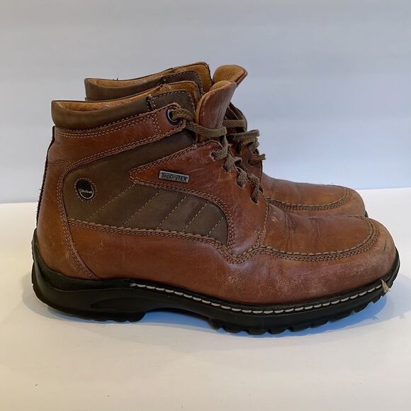 Joseph Seibel Men’s Brown Leather Hiking Boots Size 40 US Size 7 - Picture 3 of 8